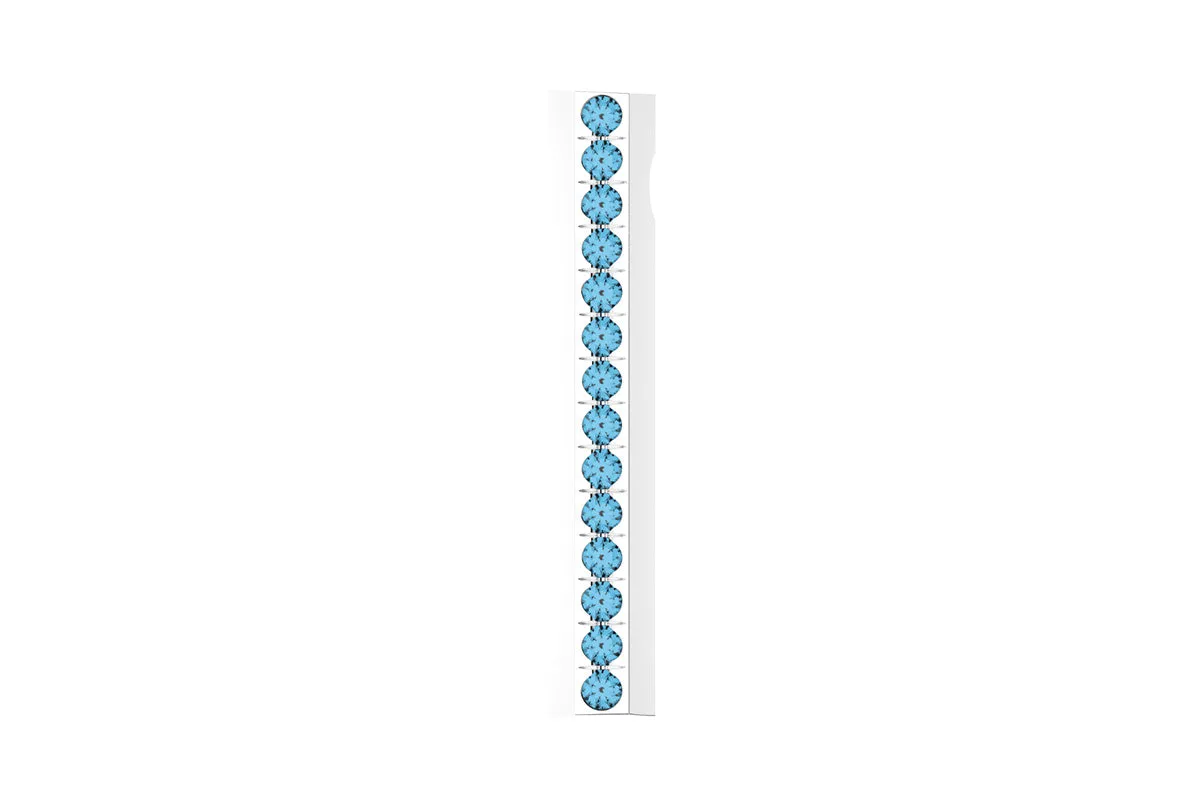 STONE BAR - 14k Birthstone Pavé  - Pendant