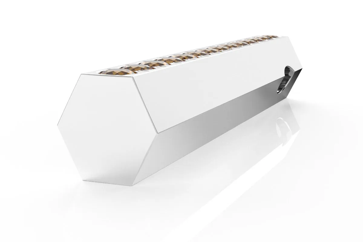 STONE BAR - 14k Birthstone Pavé  - Pendant