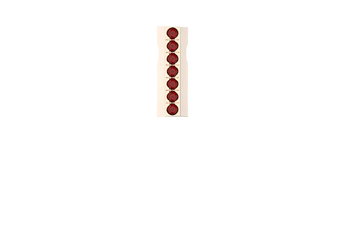 STONE BAR - 14k Birthstone Pavé  - Pendant