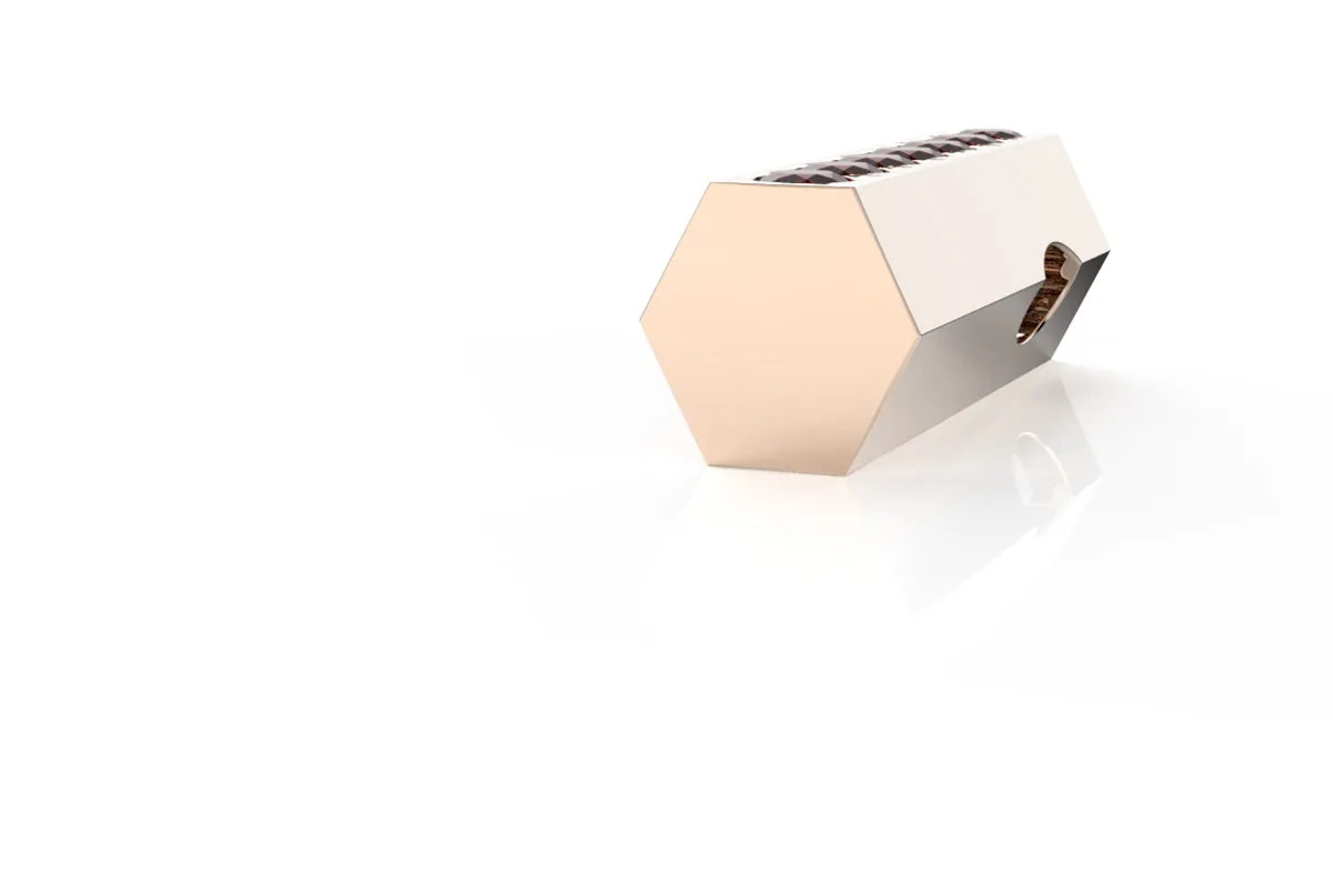 STONE BAR - 14k Birthstone Pavé  - Pendant