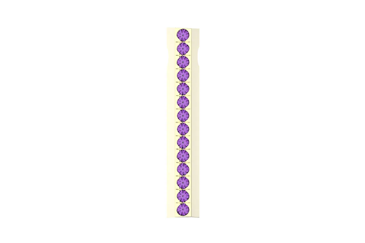 STONE BAR - 14k Birthstone Pavé  - Pendant
