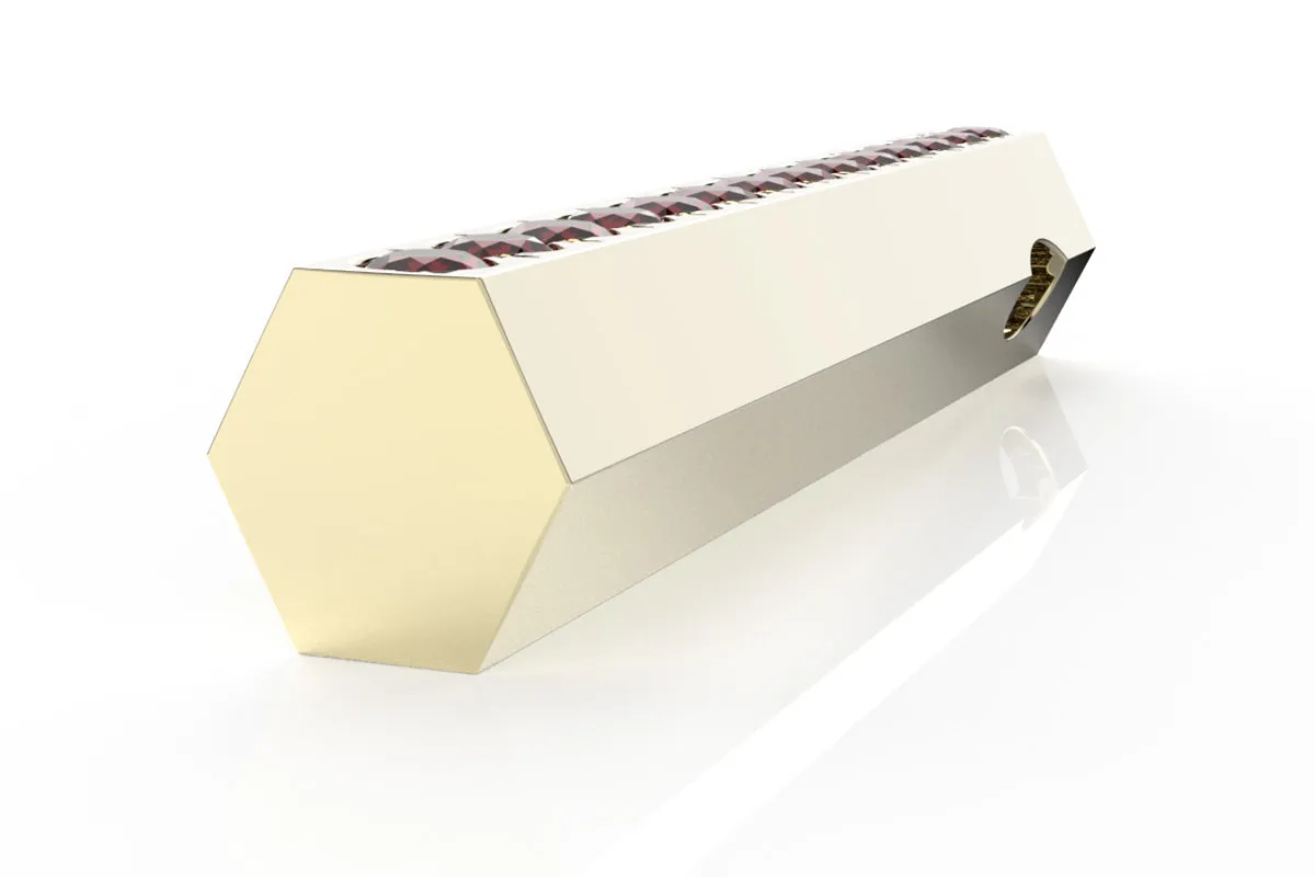 STONE BAR - 14k Birthstone Pavé  - Pendant