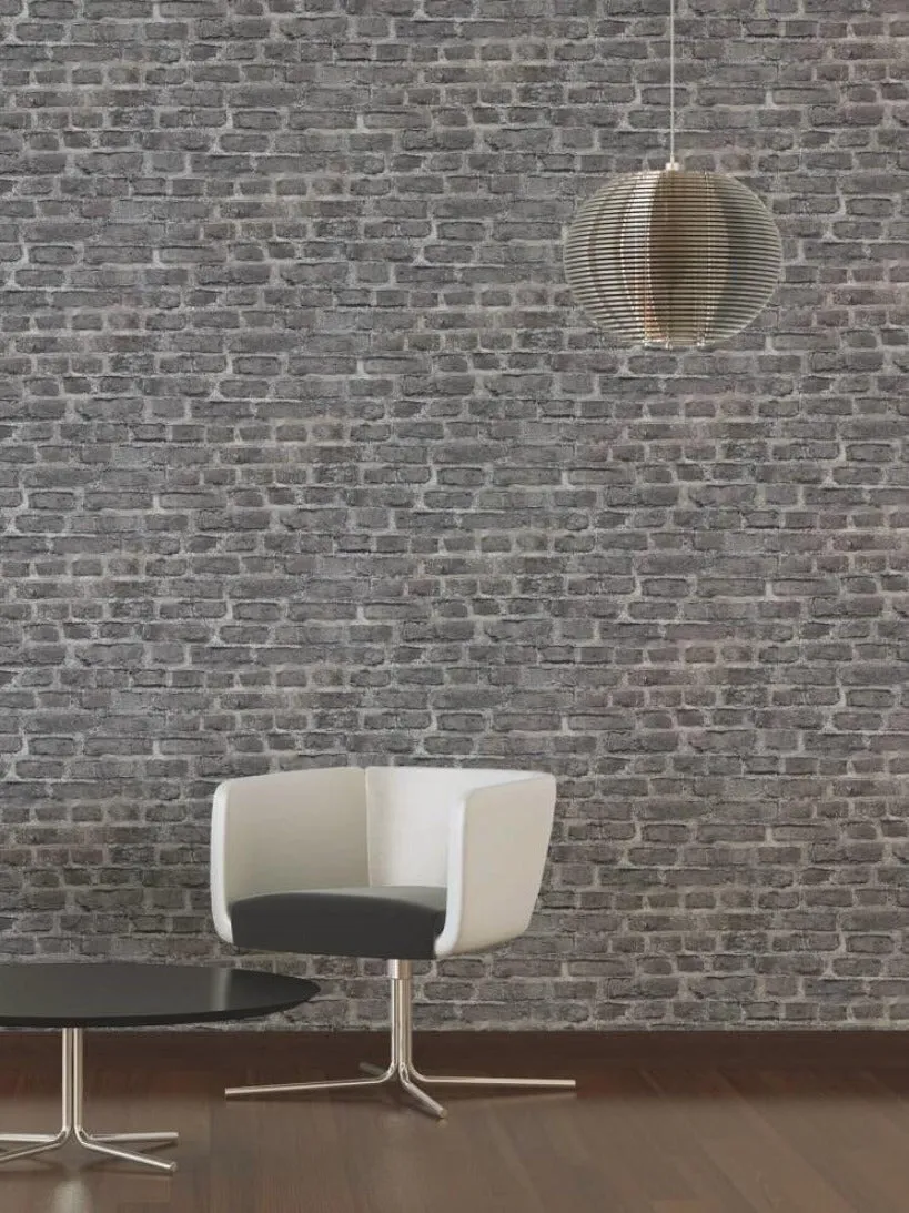 Street Brick Texture Wallpaper (56 SqFt)
