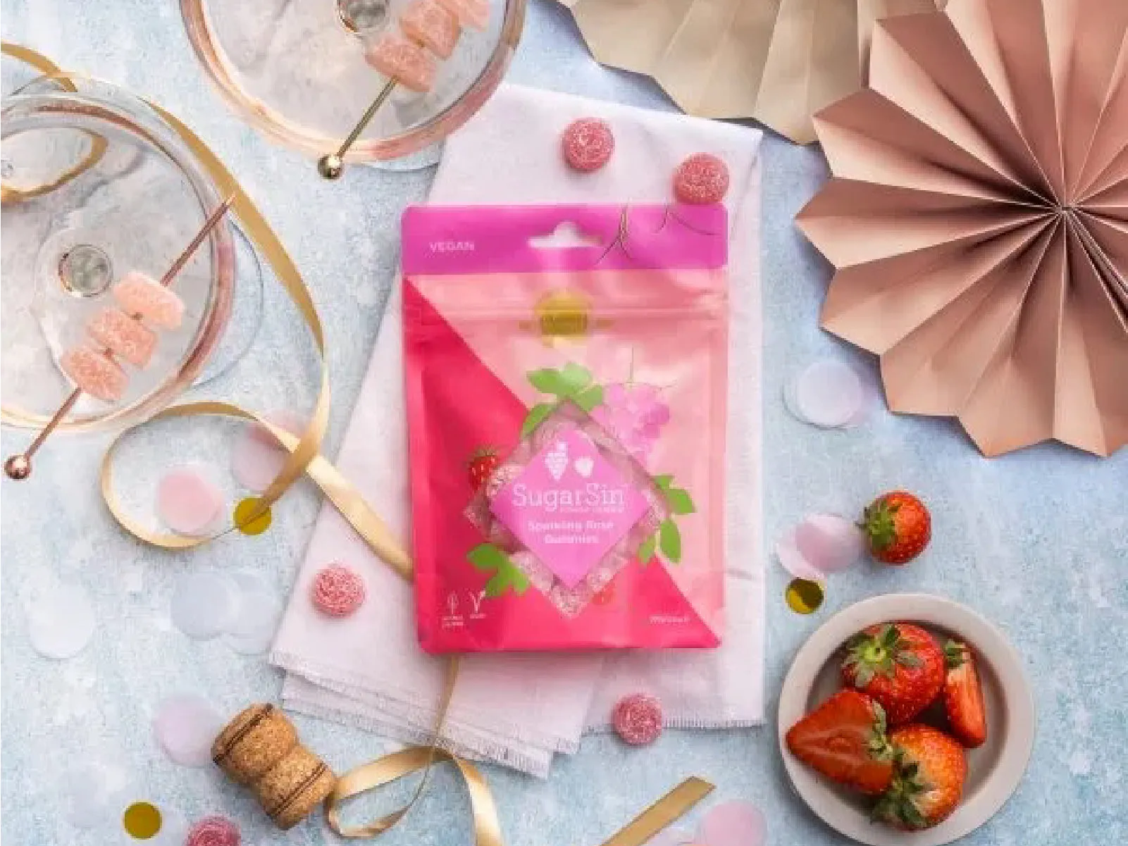 SugarSin Sparkling Rosé Gummies