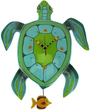 Sup Daddy Turtle Machine Clock Art by Allen Designs