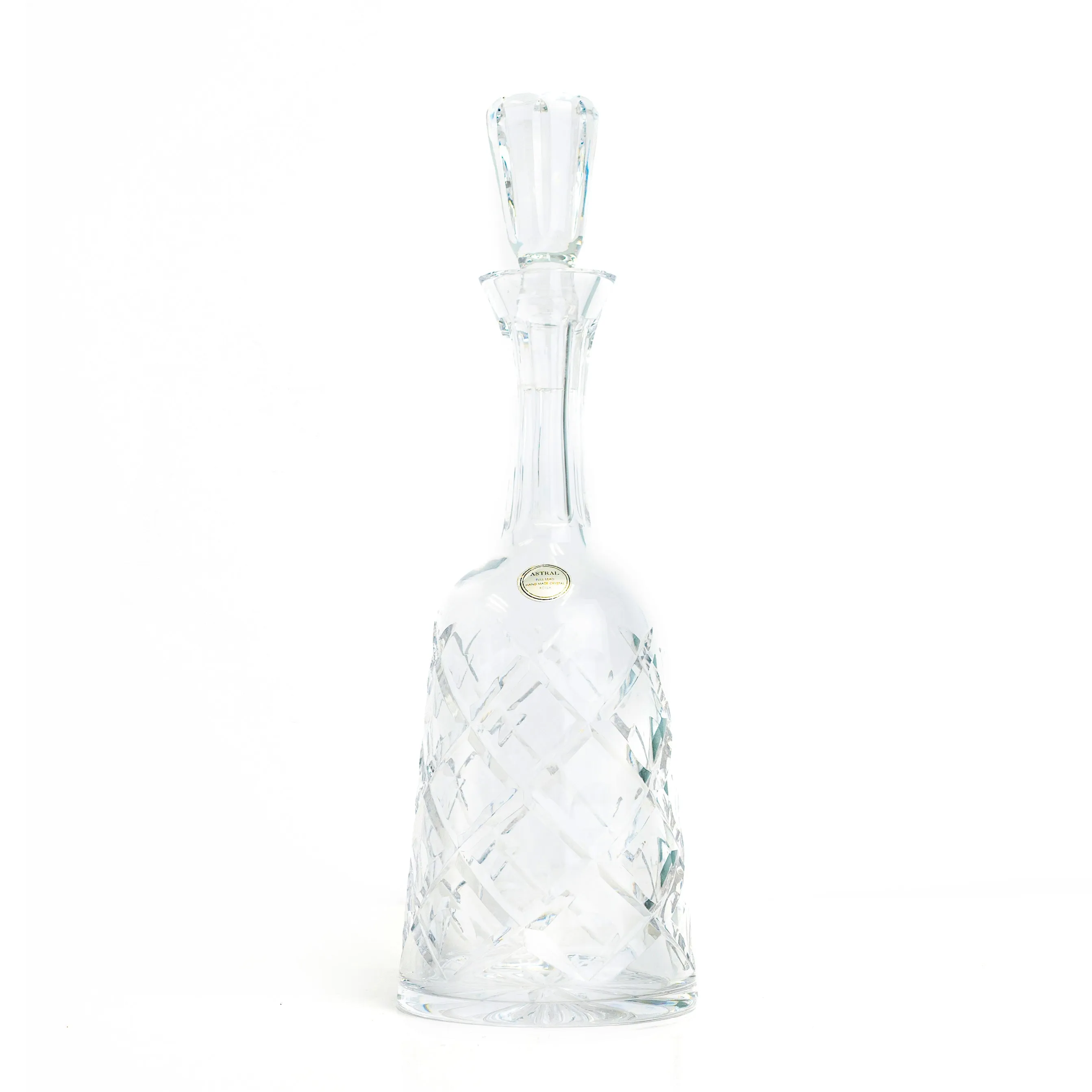 Tall Cut Crystal Decanter
