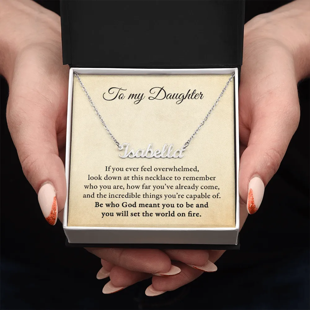 Test NameNecklace WITH ShineOn Personalization ShineOnTemp