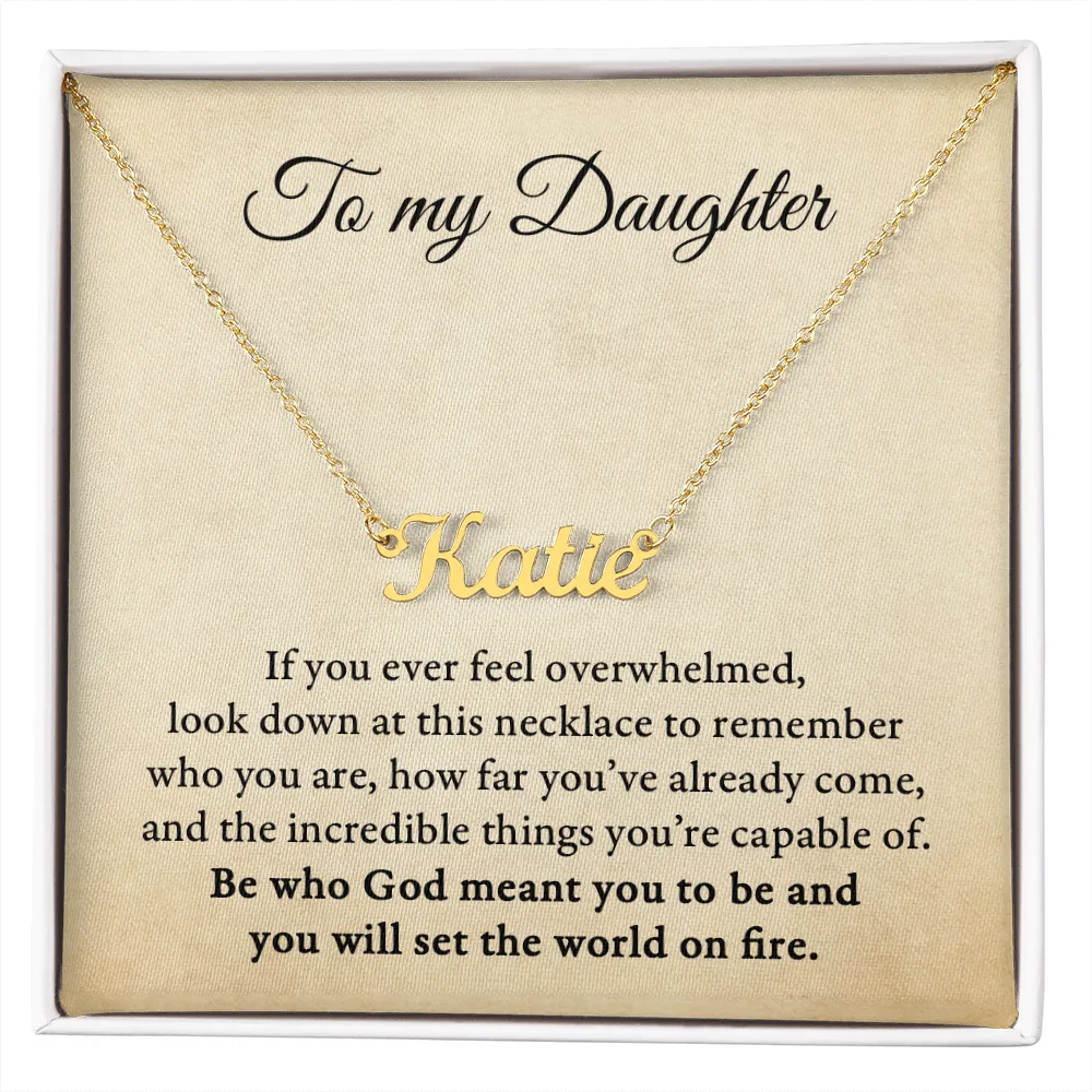 Test NameNecklace WITH ShineOn Personalization ShineOnTemp