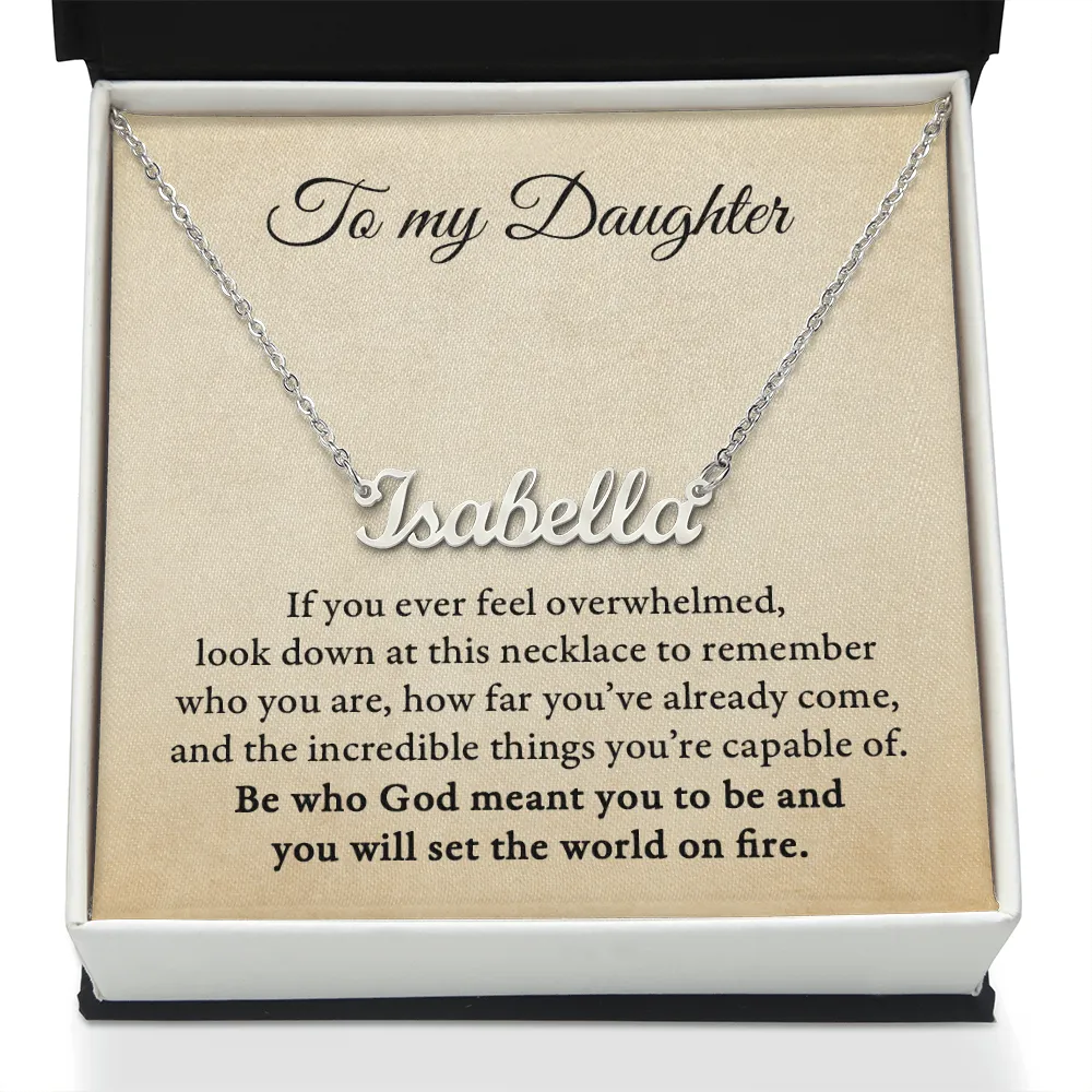 Test NameNecklace WITH ShineOn Personalization ShineOnTemp