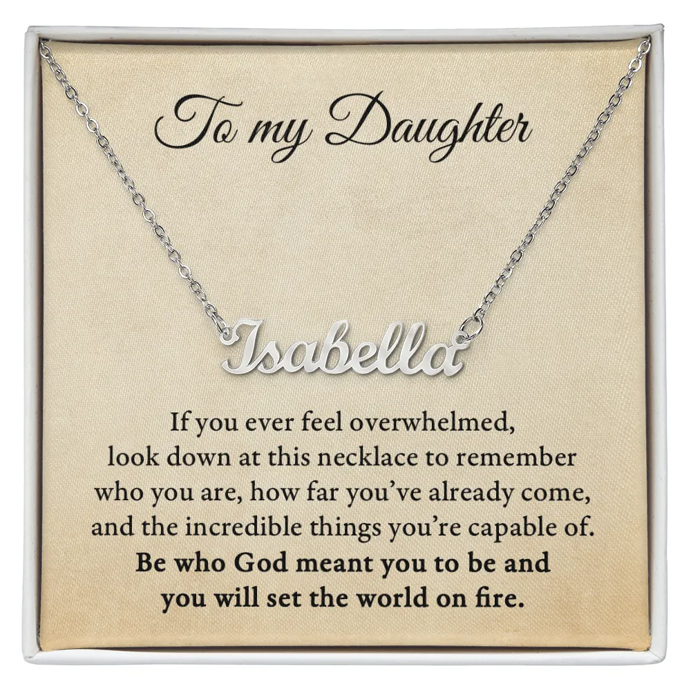 Test NameNecklace WITH ShineOn Personalization ShineOnTemp