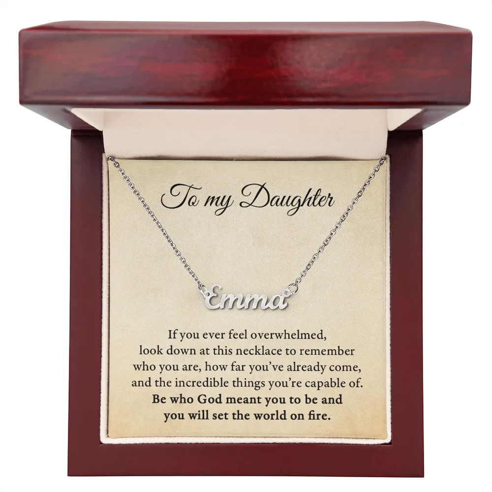 Test NameNecklace WITH ShineOn Personalization ShineOnTemp