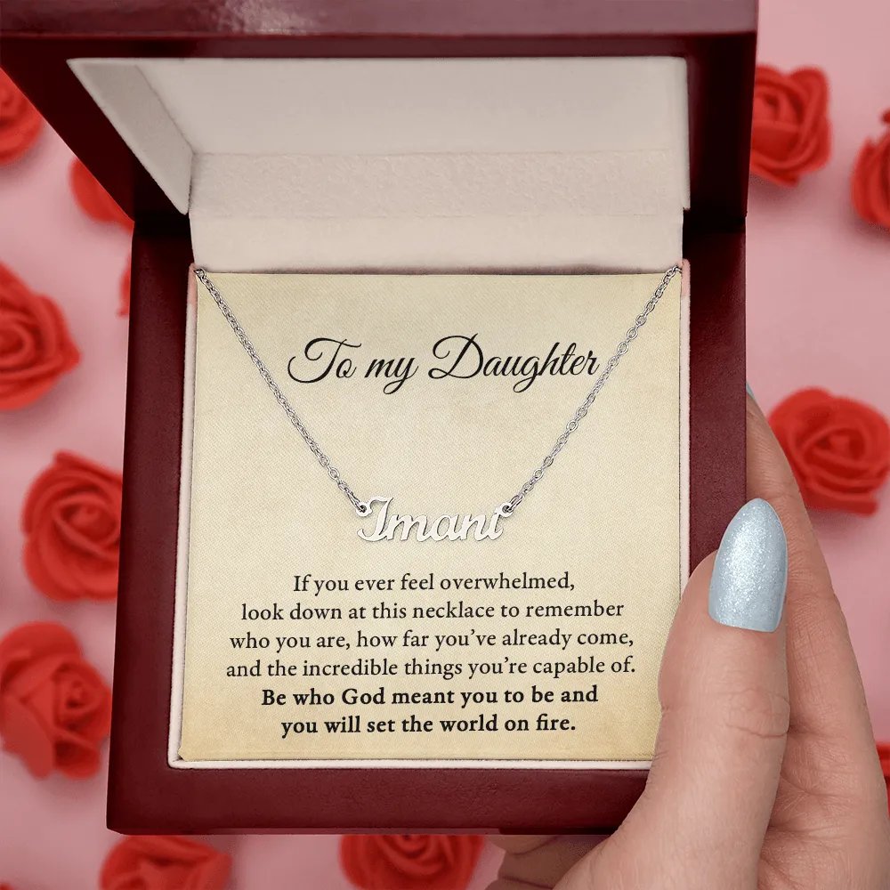 Test NameNecklace WITH ShineOn Personalization ShineOnTemp