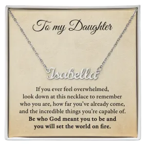 Test NameNecklace WITH ShineOn Personalization ShineOnTemp