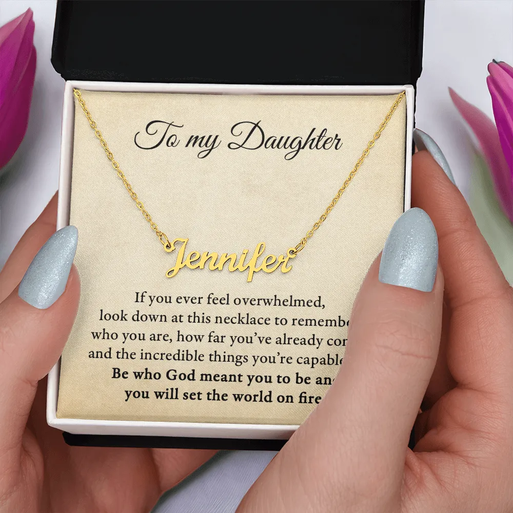 Test NameNecklace WITH ShineOn Personalization ShineOnTemp