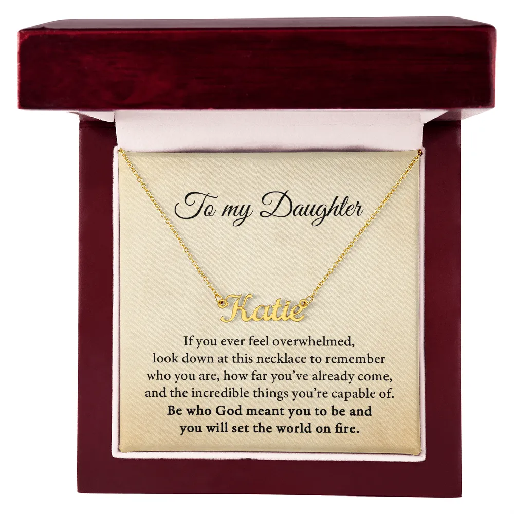 Test NameNecklace WITH ShineOn Personalization ShineOnTemp