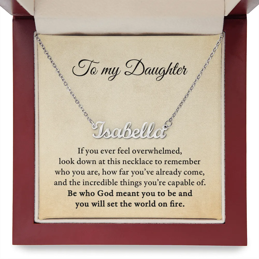 Test NameNecklace WITH ShineOn Personalization ShineOnTemp