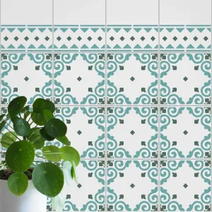 Tetbury Tile & Border Stencil