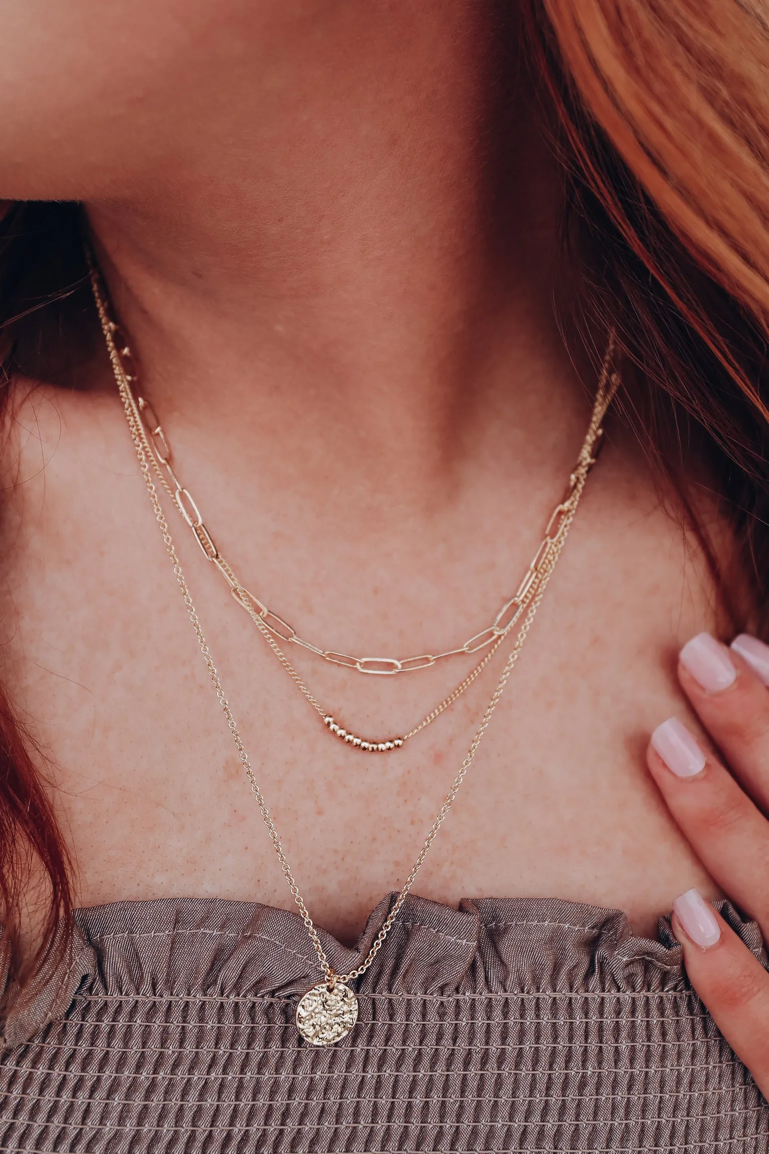 That Girl Layered Necklace - Gold