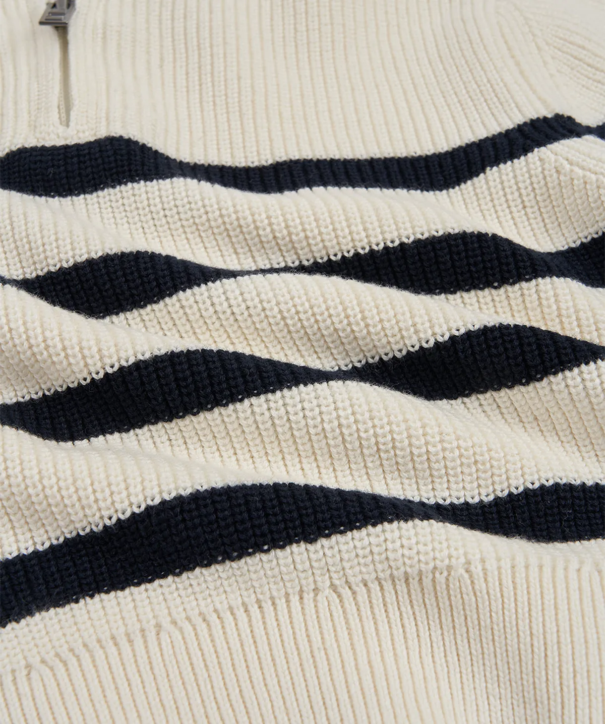 The Anaheim Knit - Cream Navy