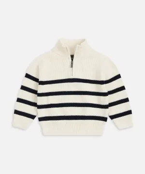 The Anaheim Knit - Cream Navy