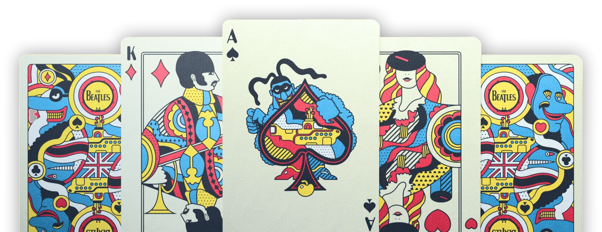 The Beatles Playing Cards by theory11 - Yellow Submarine