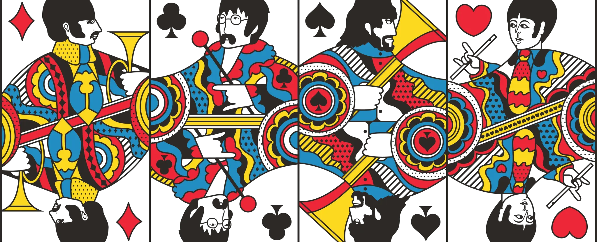The Beatles Playing Cards by theory11 - Yellow Submarine