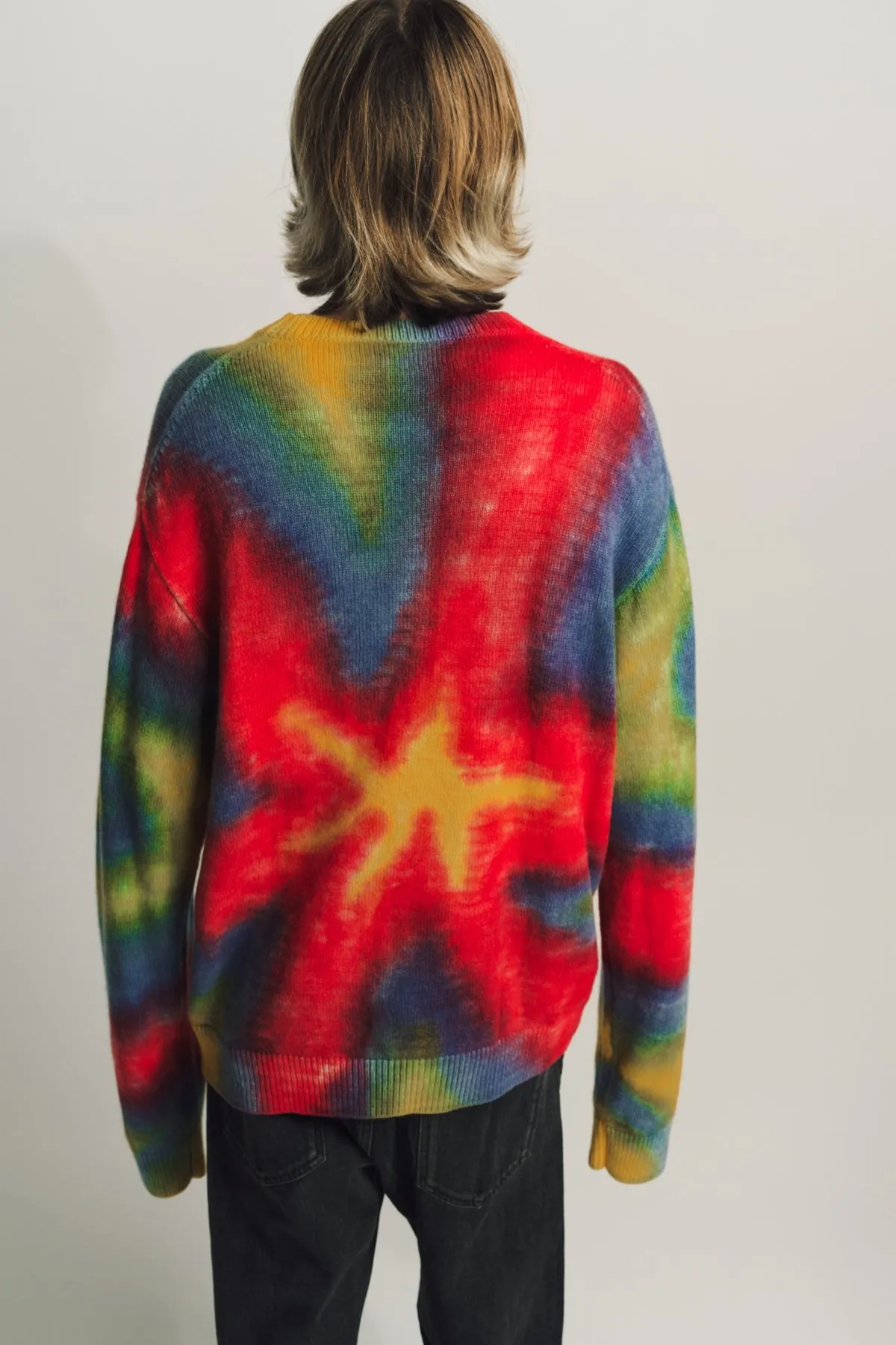 THE ELDER STATESMAN | PAINTED FLORAL SIMPLE CREW