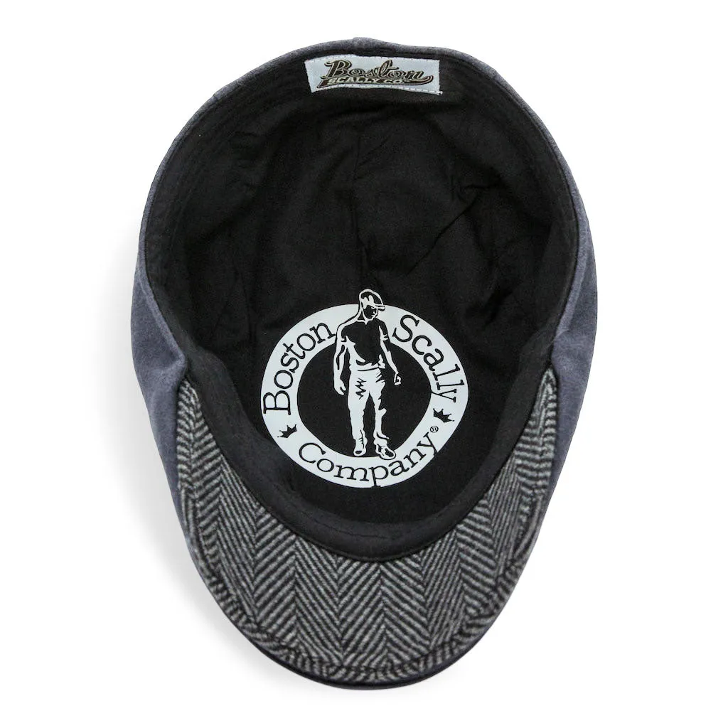 The Sidestreet Boston Scally Cap - Grey
