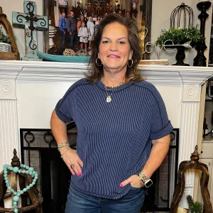Timeless Comfort Top - Navy