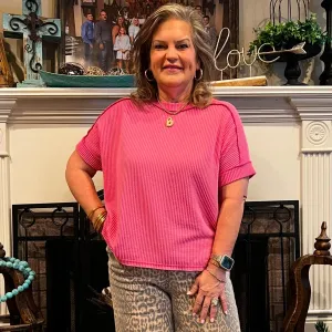 Timeless Comfort Top - Pink