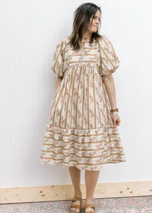 Timeless Pattern Midi Dress