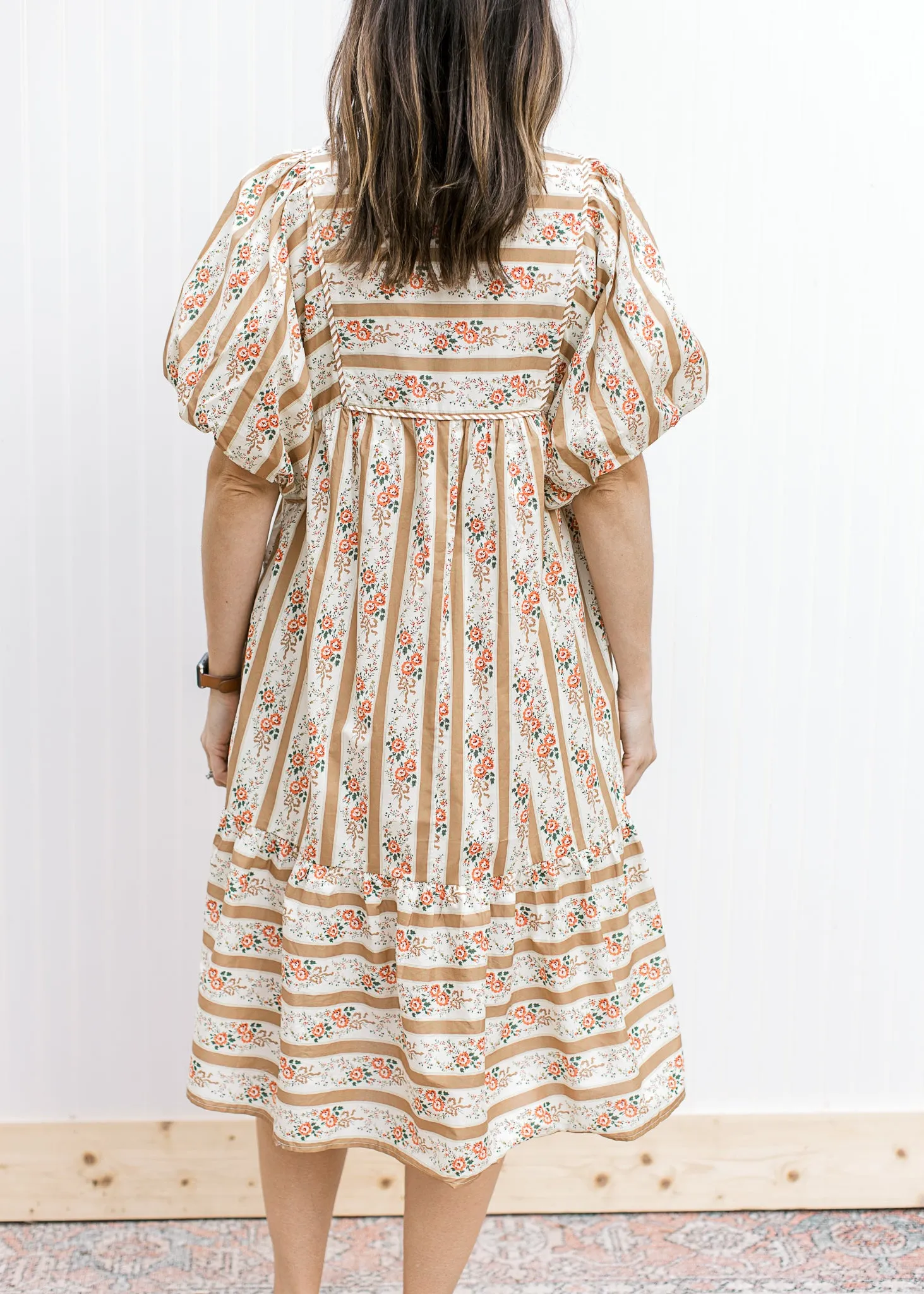 Timeless Pattern Midi Dress