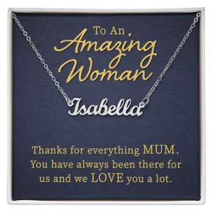To an amazing woman