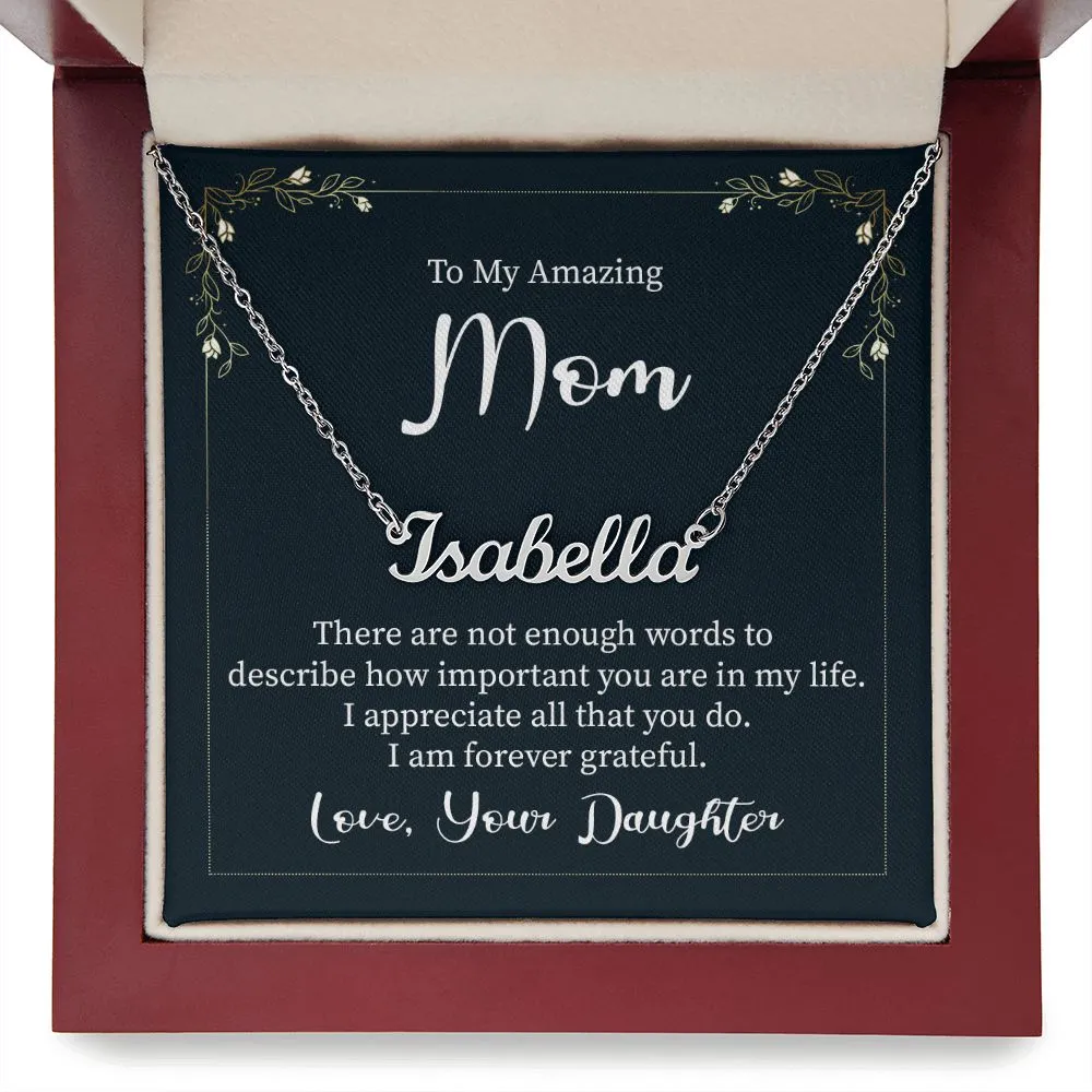 To my amazing mom - there are not enough words