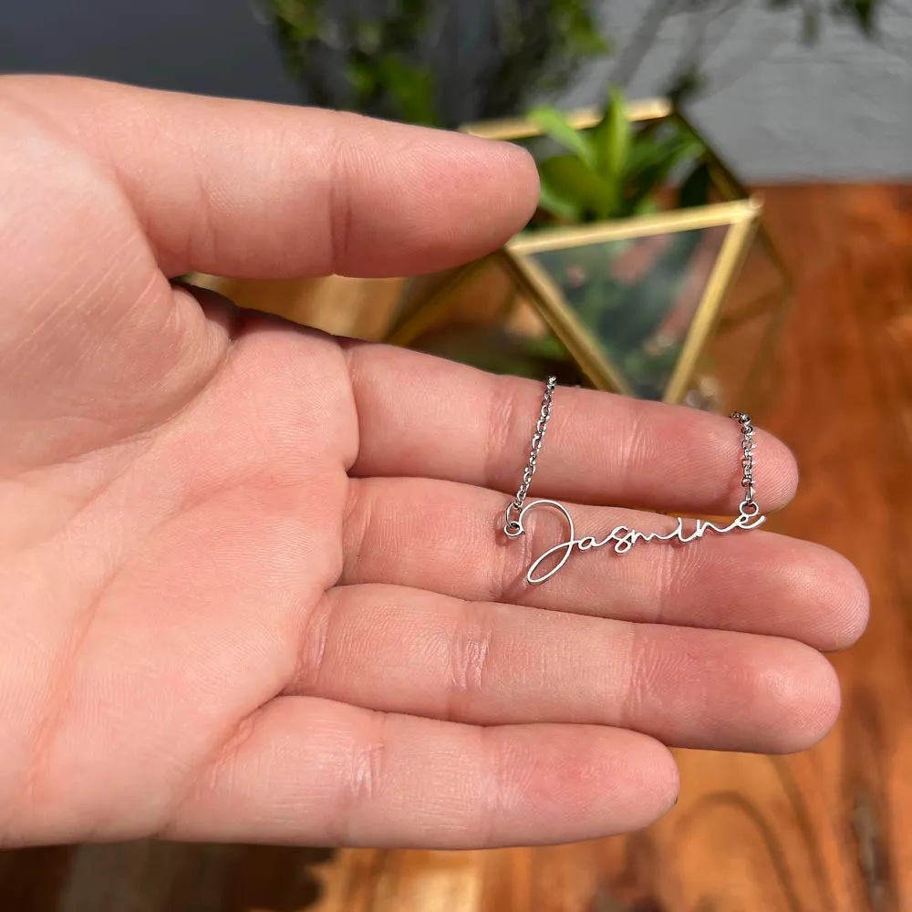 To My Beautiful Soulmate - Signature Style Name Necklace - SM002