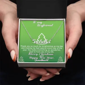 To My Boyfriend l Personalise Name Necklace