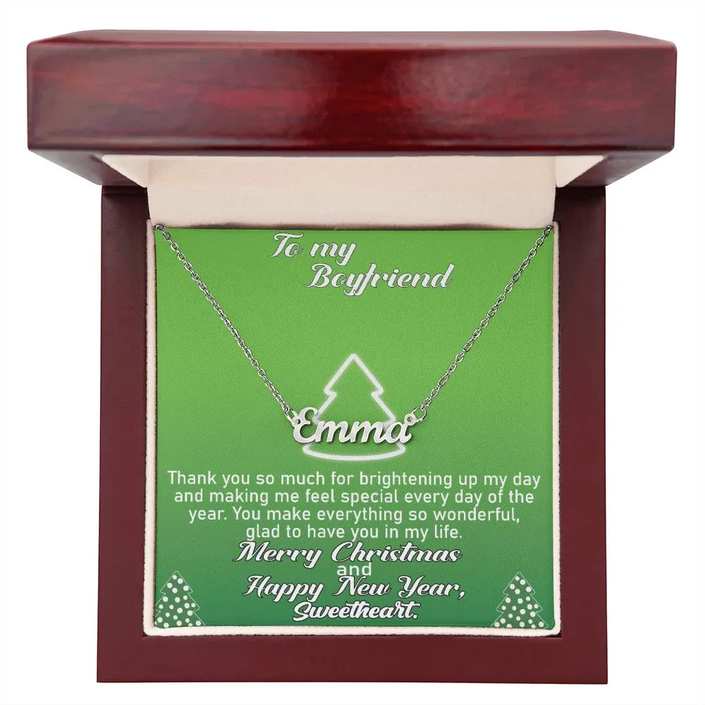 To My Boyfriend l Personalise Name Necklace