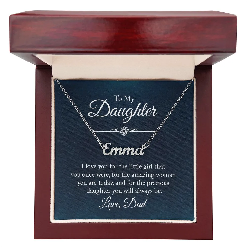 To my daughter - I love you