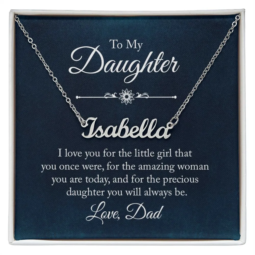 To my daughter - I love you