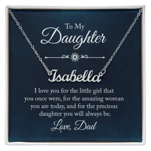 To my daughter - I love you