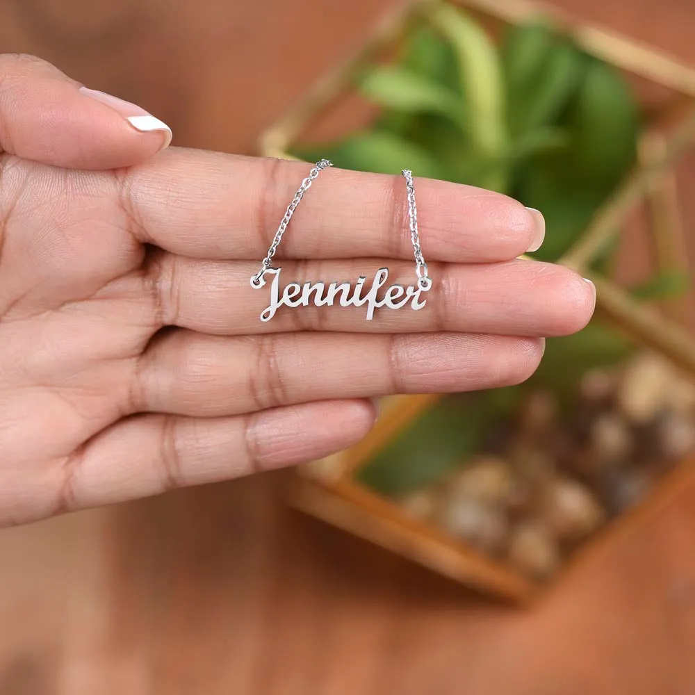 To My Daughter | Personalized Name Necklace | This Old Lion