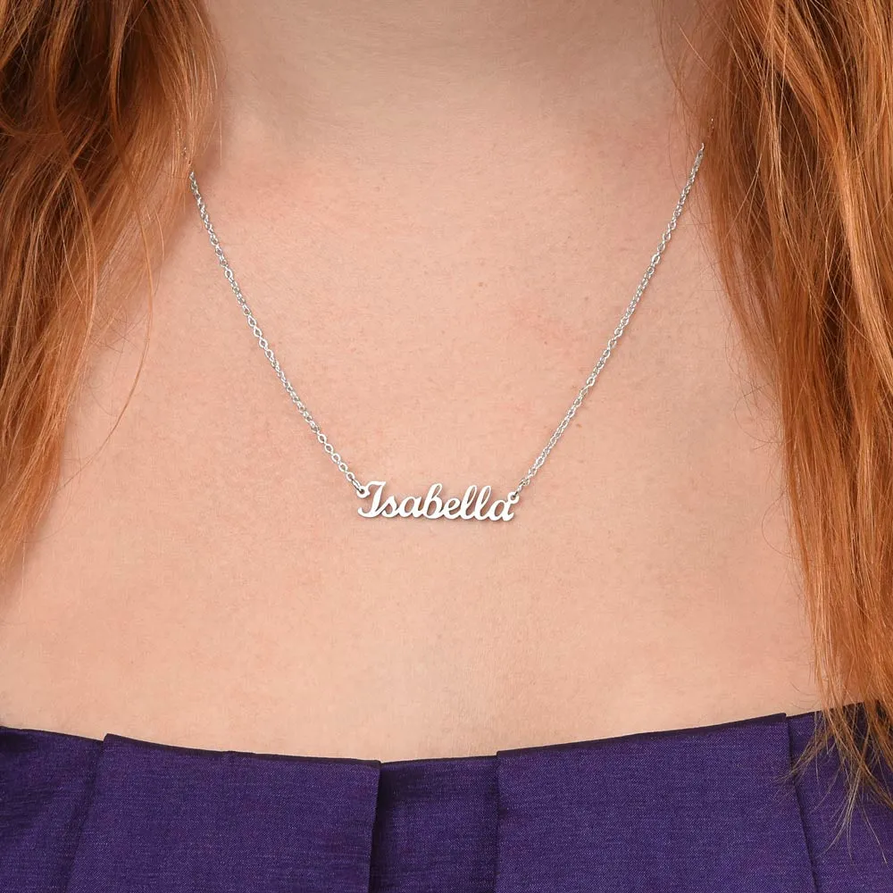 To My Daughter | Personalized Name Necklace | This Old Lion