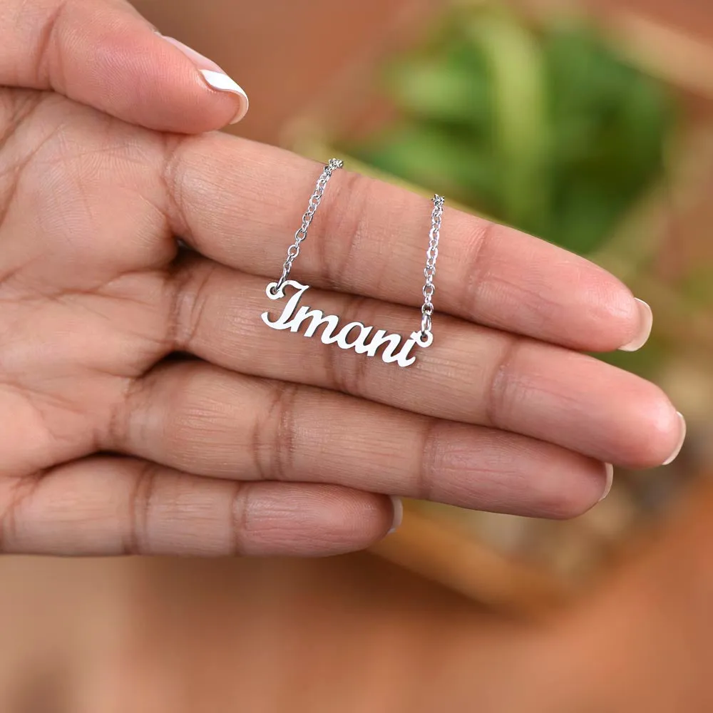 To My Daughter | Personalized Name Necklace | This Old Lion