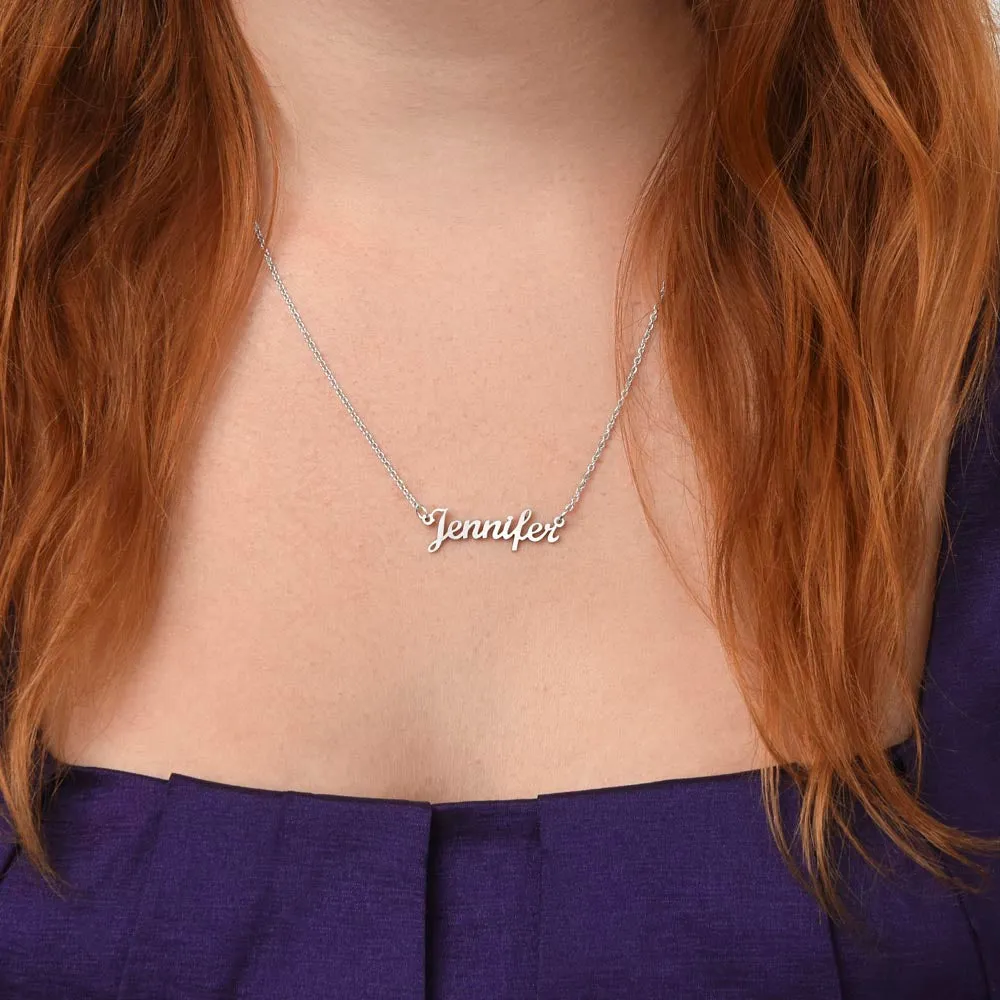 To My Daughter | Personalized Name Necklace | This Old Lion