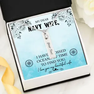 To My Dear Navy Wife, I love you!