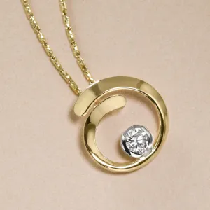 Tom Kruskal's Diamond Overlap Pendant