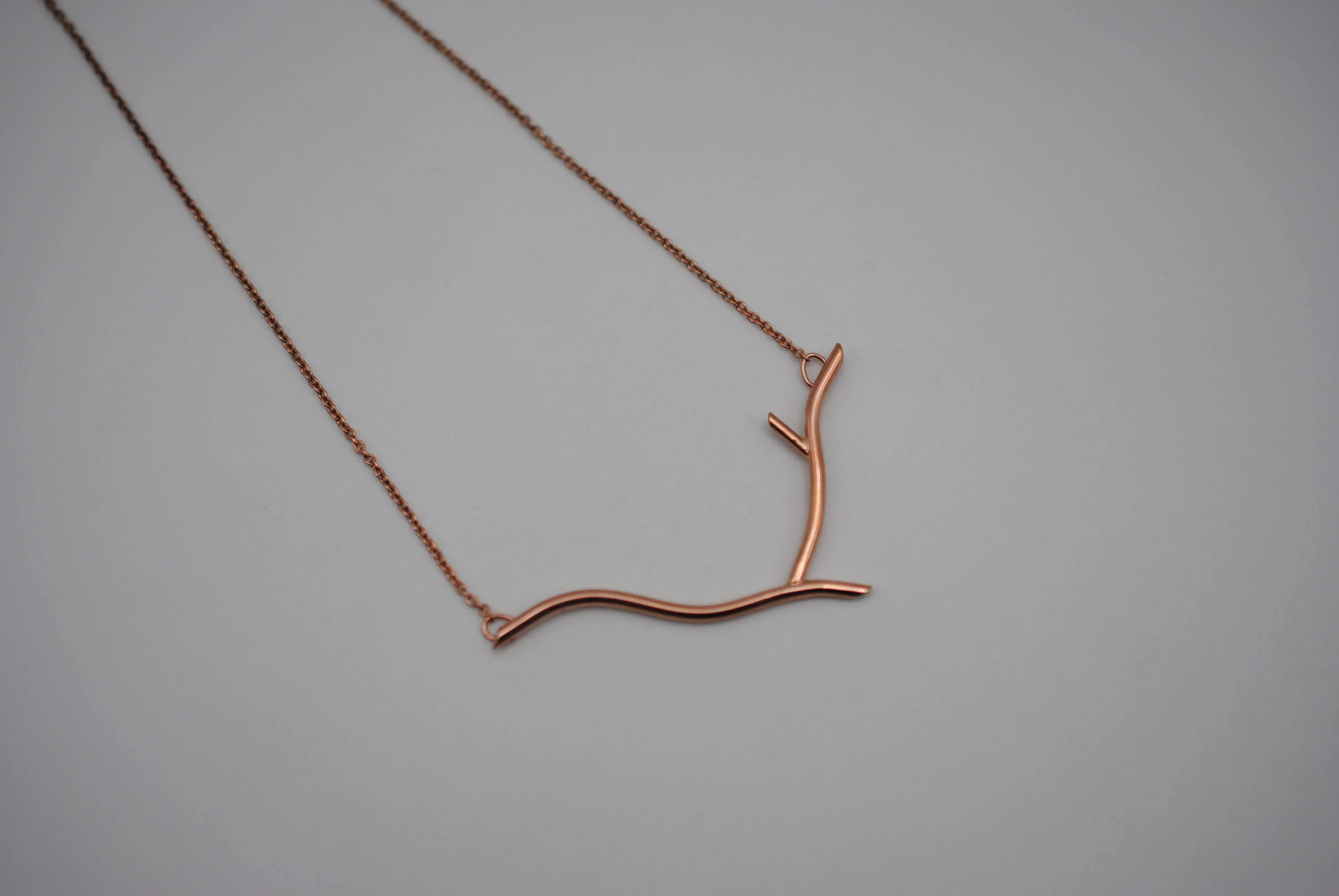 Twig Rose Gold Roots Necklace