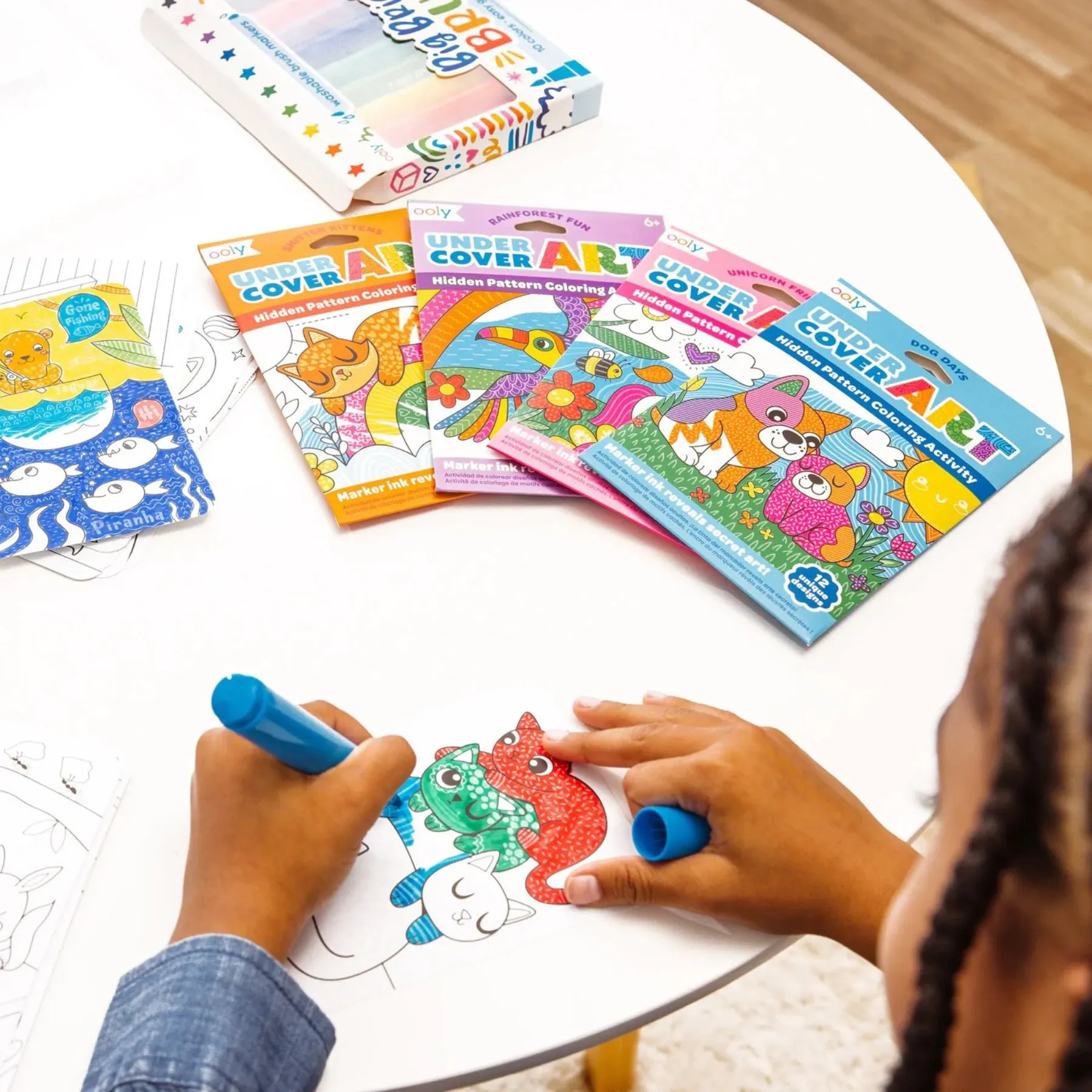 Undercover Art - Hidden Pattern Colouring Activity