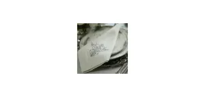 Victorian Large Napkin Cream/Taupe