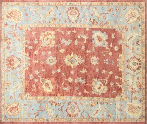 Vintage Turkish Oushak Rug - 10'8" x 12'7"